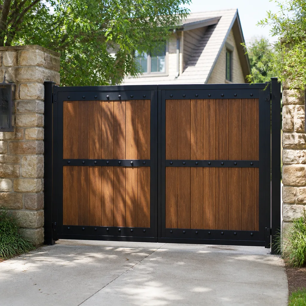 Wood & steel frame